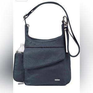 Travelon Anti-theft classic messenger bag in Midnight, NWT
